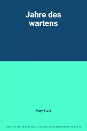 Couverture du produit · Jahre des wartens