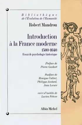 Couverture du produit · Introduction à la France moderne, 1500-1640 : Essai de psychologie historique, nouvelle édition