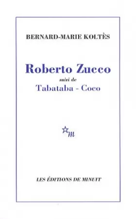 Couverture du produit · Roberto Zucco suivi de Tabataba-Coco