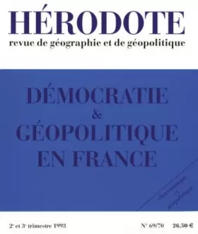 Couverture du produit · Démocratie et géopolitique en France