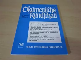 Couverture du produit · Ökumenische Rundschau. 36. Jahrgang - Heft 4 - Oktober 1987