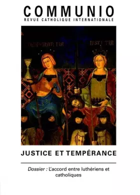 Couverture du produit · Justice et tempérance, numéro 151