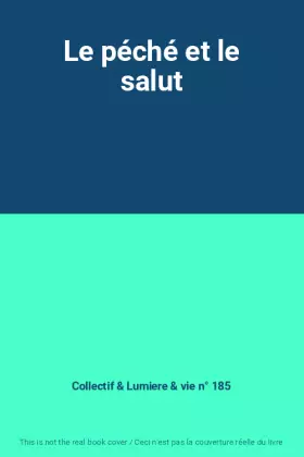 Couverture du produit · Le péché et le salut