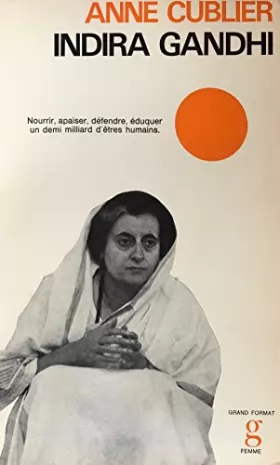 Couverture du produit · Indira Gandhi.