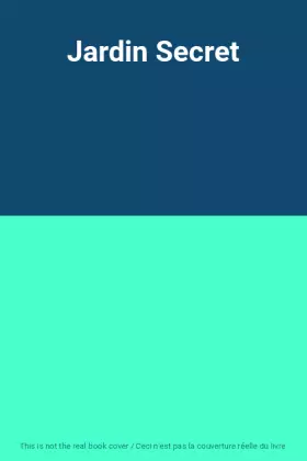 Couverture du produit · Jardin Secret