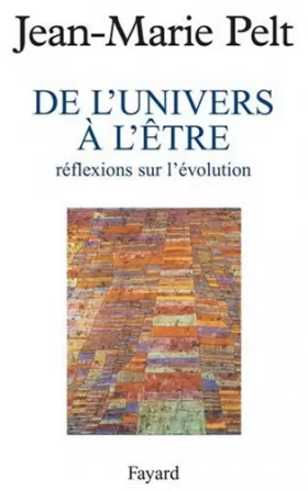 Couverture du produit · De l'univers à l'être : réflexion sur l'évolution