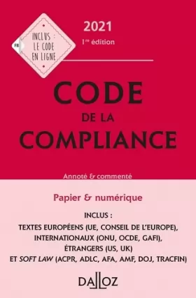 Couverture du produit · Code de la compliance