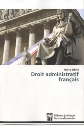 Couverture du produit · Droit administratif français