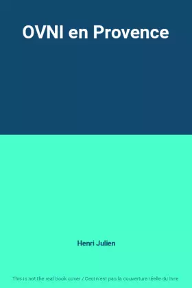 Couverture du produit · OVNI en Provence