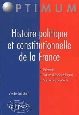 Couverture du produit · Histoire politique et constitutionnelle de la France
