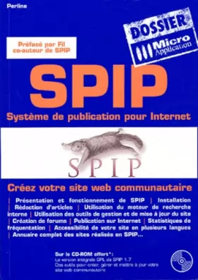 Couverture du produit · SPIP : Système de publication pour Internet (1Cédérom)