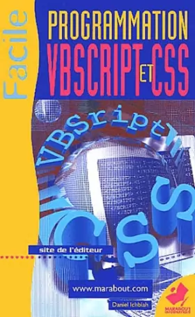 Couverture du produit · Programmation Vbscript Et Css