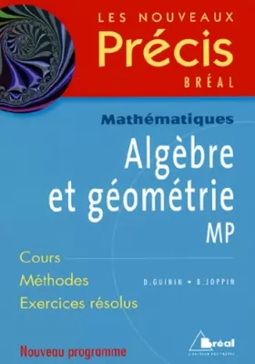 Couverture du produit · Algèbre et géométrie MP