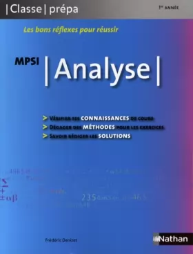 Couverture du produit · Analyse - MPSI