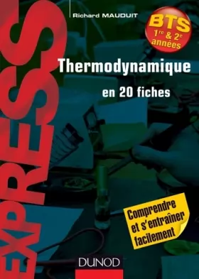 Couverture du produit · Thermodynamique en 20 fiches