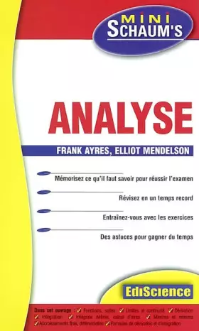 Couverture du produit · Analyse