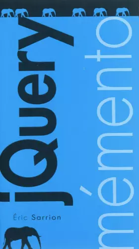 Couverture du produit · Mémento jQuery