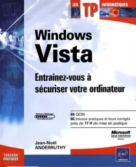 Couverture du produit · Windows Vista - Entraînez-vous à sécuriser votre ordinateur