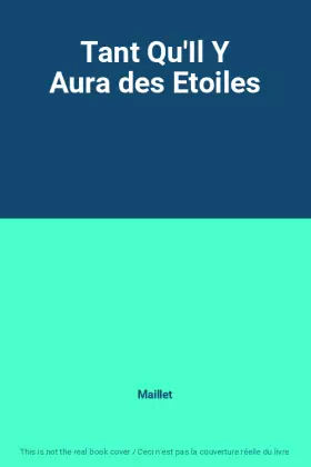 Couverture du produit · Tant Qu'Il Y Aura des Etoiles