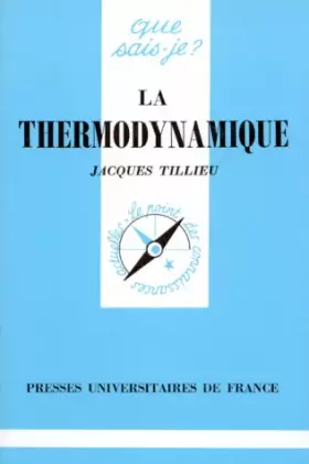 Couverture du produit · La thermodynamique : Théorie phénoménologique