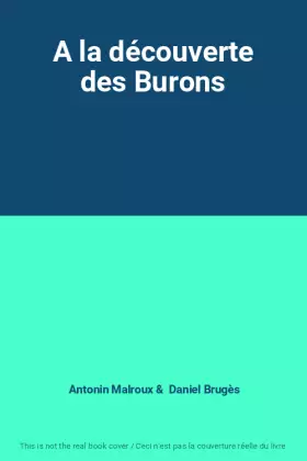 Couverture du produit · A la découverte des Burons
