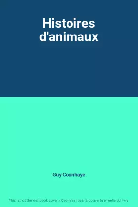 Couverture du produit · Histoires d'animaux
