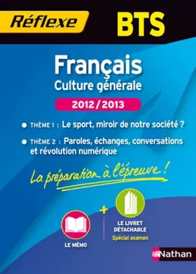 Couverture du produit · FRANCAIS BTS THEMES 2012/2013