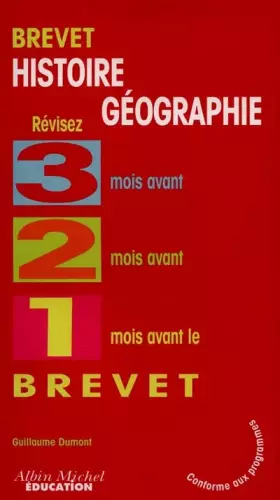 Couverture du produit · 321, brevet histoire géographie