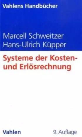 Couverture du produit · Systeme der Kosten- und Erlösrechnung