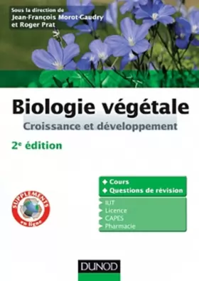 Couverture du produit · Biologie végétale : croissance et développement