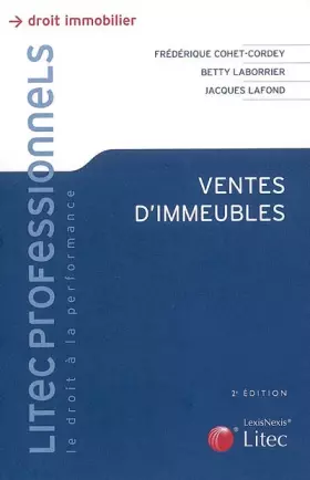 Couverture du produit · Ventes d'immeubles