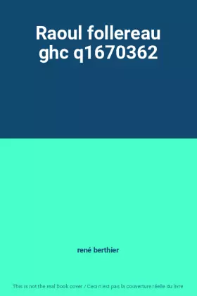 Couverture du produit · Raoul follereau ghc q1670362