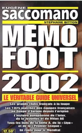 Couverture du produit · Mémo foot 2002