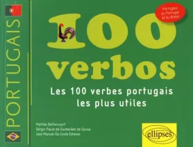 Couverture du produit · 100 verbos. Les cent verbes portugais les plus utiles