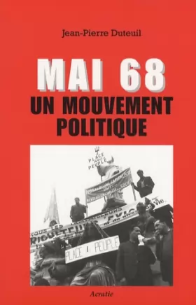 Couverture du produit · Mai 68 : Un mouvement politique