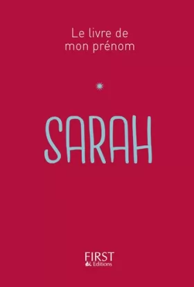 Couverture du produit · Le Livre de mon prénom - Sarah