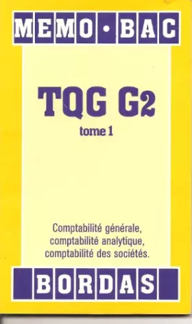 Couverture du produit · MEMO/26 TQG G2 T1 NP (Ancienne Edition)