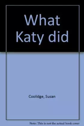 Couverture du produit · What Katy did