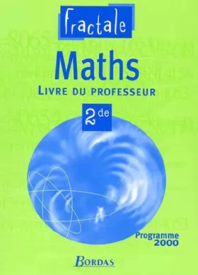 Couverture du produit · Maths, élève de seconde (livre du professeur)