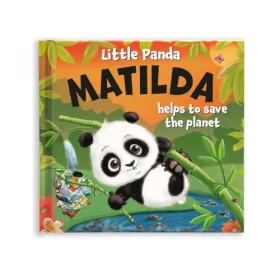 Couverture du produit · Personalised Childrens Storybook - Little Panda Helps to Save the Planet (Matilda)