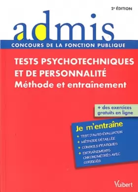 Couverture du produit · Tests psychotechniques et de personnalité - Méthode et entraînement - Toutes catégories