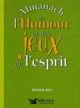 Couverture du produit · Almanach 2007 de l'Humour et des jeux de l'esprit