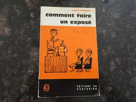 Couverture du produit · Comment faire un exposé