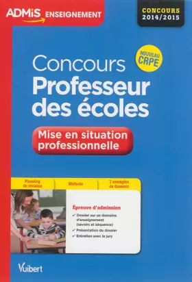 Couverture du produit · Concours Professeur des écoles - Mise en situation professionnelle - Nouveau CRPE