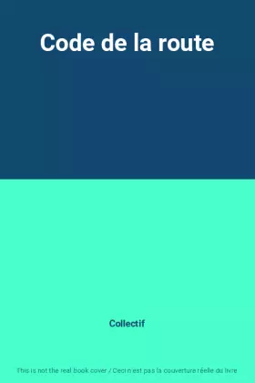 Couverture du produit · Code de la route