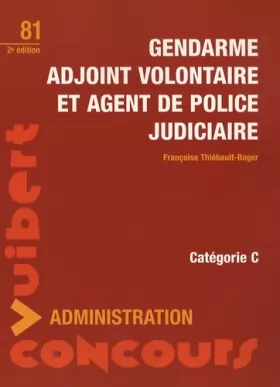 Couverture du produit · Gendarme adjoint volontaire et agent de police judiciaire