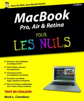 Couverture du produit · MacBook Pro, Air & Retina pour les Nuls 3e édition