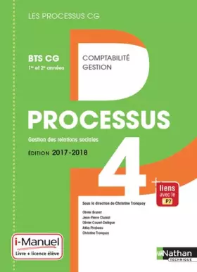 Couverture du produit · Processus 4 - BTS CG 1re et 2e années