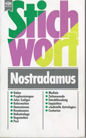 Couverture du produit · Stichwort Nostradamus - Rink, Steffen