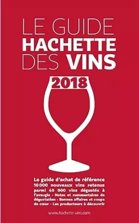Couverture du produit · Guide Hachette des vins 2018